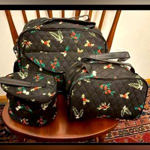 3 piece quilted travel set